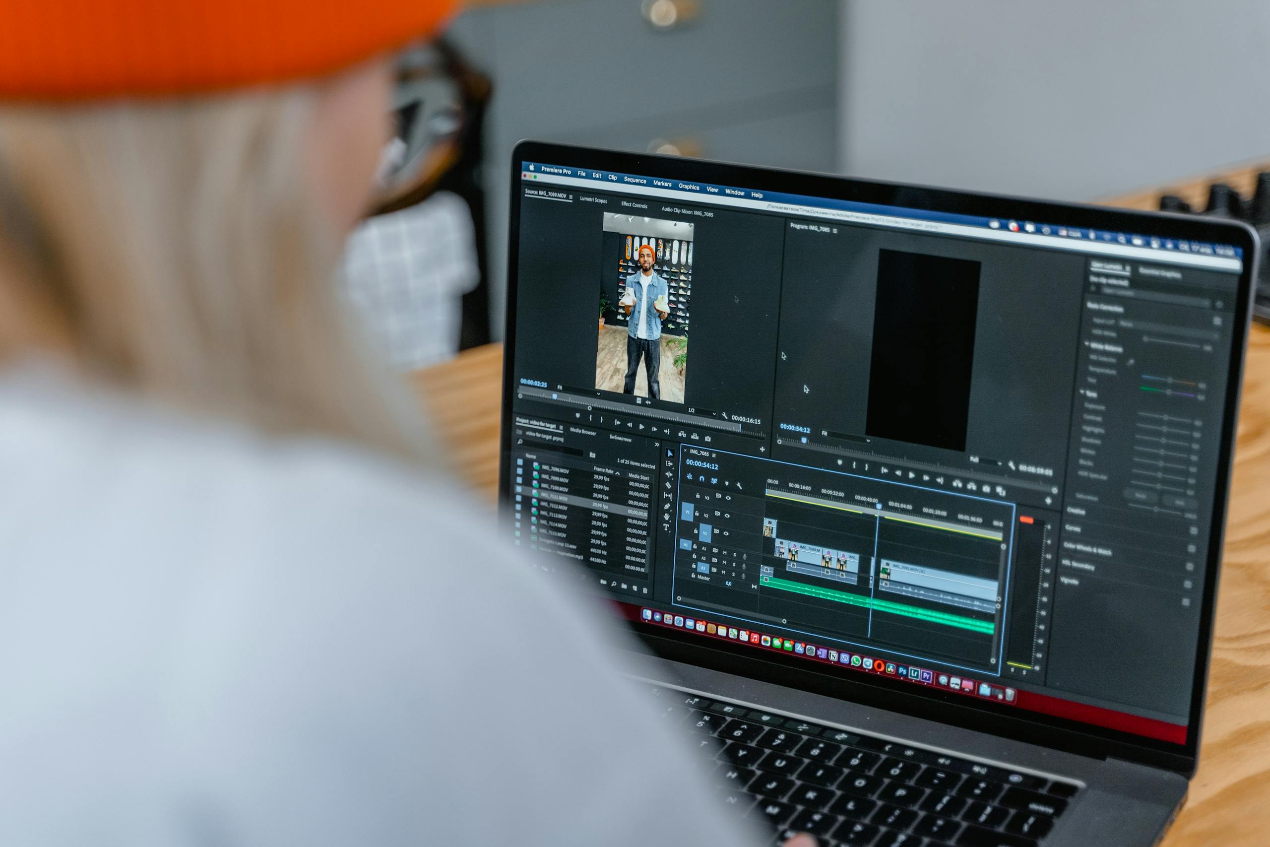  Inter Miami vs Tigres UANL  Complete Timeline & Story (Leagues Cup Rivalry)Close-up of video editing software on laptop, focused on timeline.