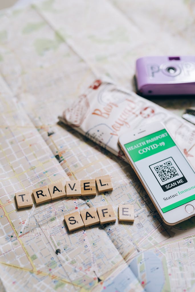 ibomma1.com Complete Guide, Features, Legal Risks, and Safe Alternativesibomma1.com Complete Guide, Features, Legal Risks, and Safe AlternativesFlat lay of travel essentials including health passport and map, emphasizing safe travel.